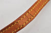 Authentic Louis Vuitton Leather Shoulder Strap Beige 46.7" LV 0345K