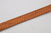 Authentic Louis Vuitton Leather Shoulder Strap Beige 46.7" LV 0345K