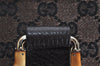 Authentic GUCCI Bamboo Shoulder Tote Bag GG Canvas Leather 339547 Brown 0347K