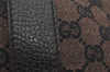 Authentic GUCCI Bamboo Shoulder Tote Bag GG Canvas Leather 339547 Brown 0347K
