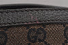 Authentic GUCCI Bamboo Shoulder Tote Bag GG Canvas Leather 339547 Brown 0347K
