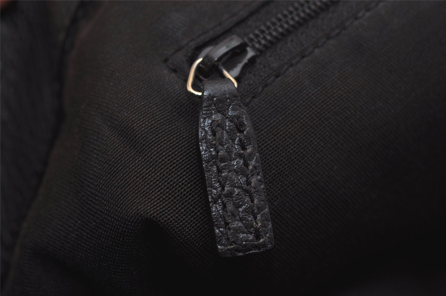 Authentic GUCCI Bamboo Shoulder Tote Bag GG Canvas Leather 339547 Brown 0347K