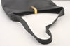 Authentic GUCCI Vintage Shoulder Hand Bag Leather Black 0350K