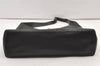 Authentic GUCCI Vintage Shoulder Hand Bag Leather Black 0350K