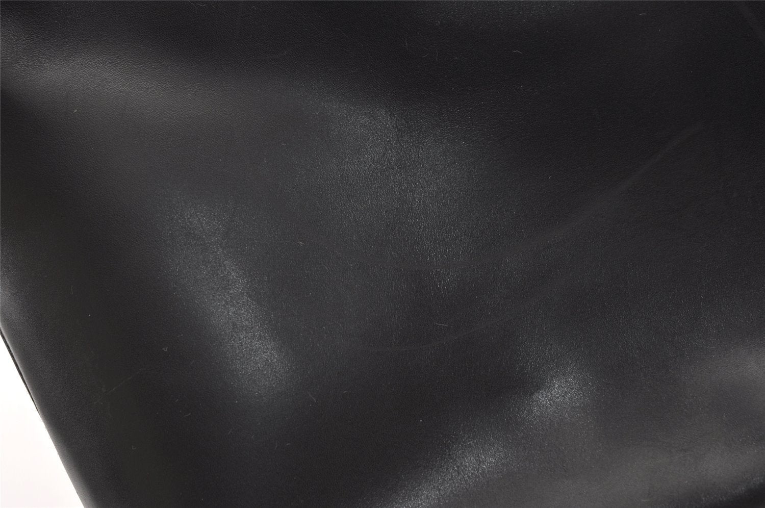 Authentic GUCCI Vintage Shoulder Hand Bag Leather Black 0350K