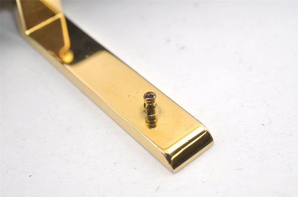 Authentic GUCCI Vintage Shoulder Hand Bag Leather Black 0350K