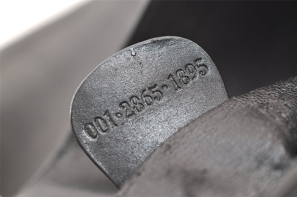 Authentic GUCCI Vintage Shoulder Hand Bag Leather Black 0350K