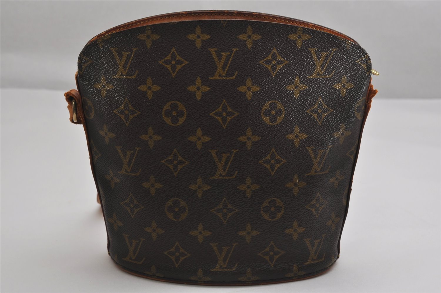 Authentic Louis Vuitton Monogram Drouot Shoulder Crossbody Bag M51290 Junk 0352K