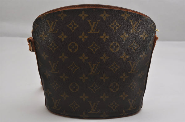 Authentic Louis Vuitton Monogram Drouot Shoulder Crossbody Bag M51290 Junk 0352K