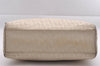 Authentic Christian Dior Trotter Lovely Tote Hand Bag Nylon Leather White 0353I
