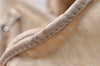 Authentic Christian Dior Trotter Lovely Tote Hand Bag Nylon Leather White 0353I