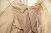 Authentic Christian Dior Trotter Lovely Tote Hand Bag Nylon Leather White 0353I