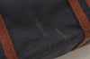 Authentic HERMES Vintage Fourre Tout PM Hand Tote Bag Canvas Navy 0353J