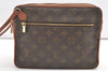 Authentic Louis Vuitton Monogram Pochette Sport Clutch Hand Bag Old Model 0353K