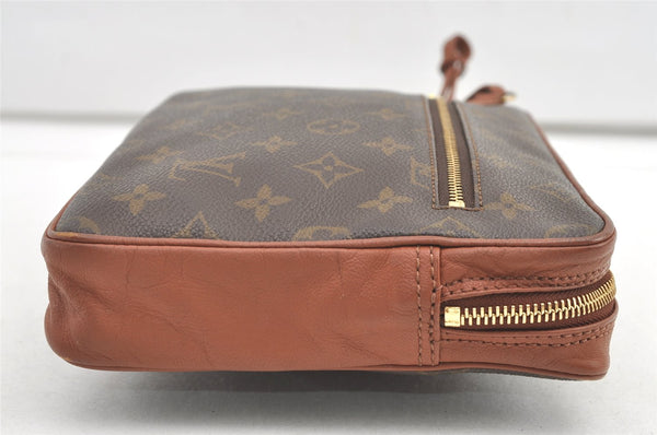 Authentic Louis Vuitton Monogram Pochette Sport Clutch Hand Bag Old Model 0353K