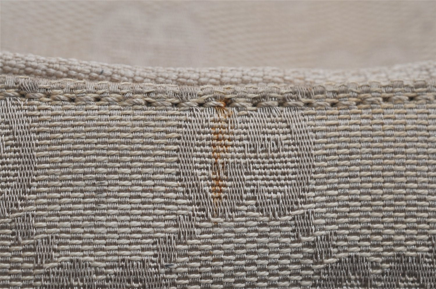 Authentic GUCCI Vintage Shoulder Bag Purse GG Canvas Leather 0013386 Beige 0355K