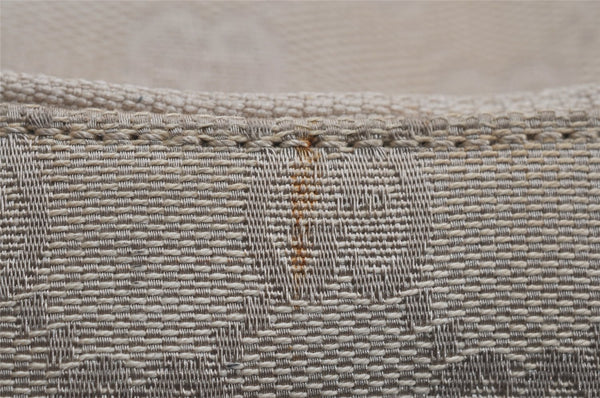 Authentic GUCCI Vintage Shoulder Bag Purse GG Canvas Leather 0013386 Beige 0355K