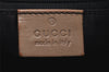 Authentic GUCCI Vintage Shoulder Bag Purse GG Canvas Leather 0013386 Beige 0355K