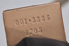 Authentic GUCCI Vintage Shoulder Bag Purse GG Canvas Leather 0013386 Beige 0355K
