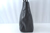 Authentic PRADA Leather Nappa Hand Bag Black 0356K