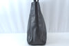 Authentic PRADA Leather Nappa Hand Bag Black 0356K