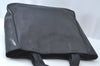Authentic PRADA Leather Nappa Hand Bag Black 0356K
