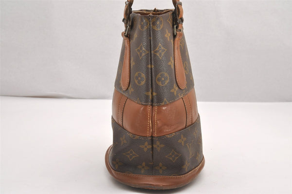 Authentic Louis Vuitton Monogram Bucket PM Shoulder Tote Bag USA Model LV 0357J