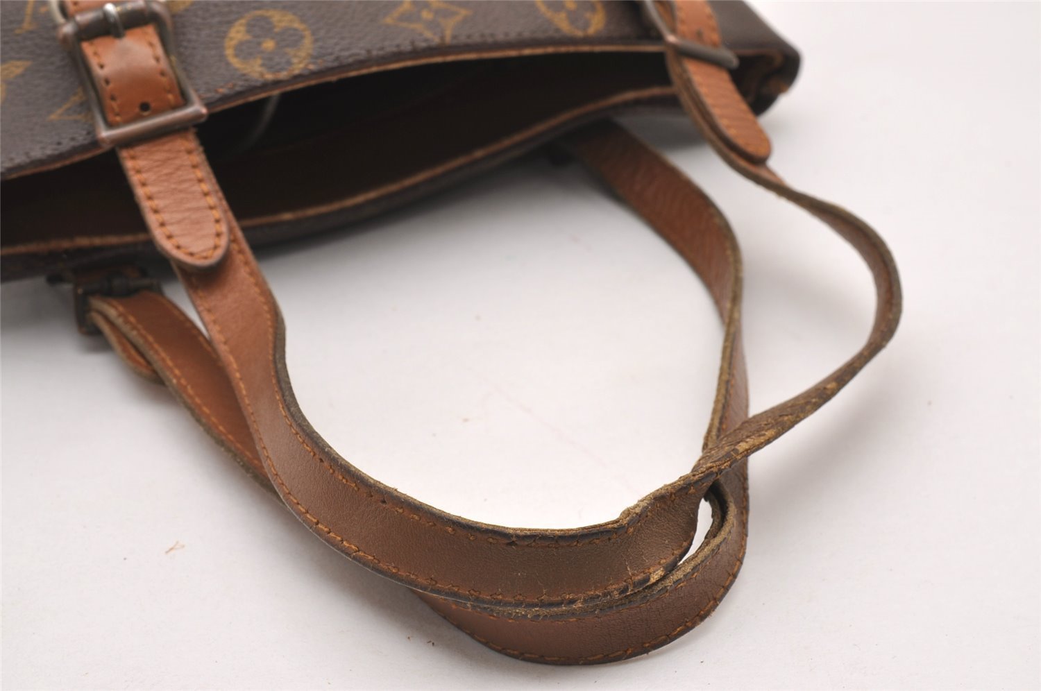 Authentic Louis Vuitton Monogram Bucket PM Shoulder Tote Bag USA Model LV 0357J