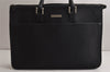 Authentic BURBERRY Nylon Leather 2Way Business Bag Briefcase Black Junk 0357K