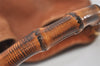 Authentic GUCCI Bamboo 2Way Shoulder Hand Bag Leather Brown 0358J