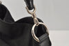 Authentic GUCCI Bamboo Shoulder Hand Bag Purse Nylon Leather 0011638 Black 0359J
