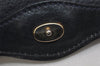 Authentic GUCCI Sherry Line Shoulder Cross Bag GG PVC Leather Navy Blue 0361K