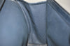 Authentic GUCCI Sherry Line Shoulder Cross Bag GG PVC Leather Navy Blue 0361K