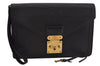 Authentic Louis Vuitton Epi Sellier Dragonne Clutch Bag Black M52612 LV 0362J