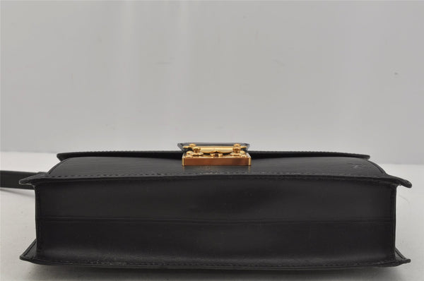 Authentic Louis Vuitton Epi Sellier Dragonne Clutch Bag Black M52612 LV 0362J