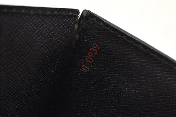 Authentic Louis Vuitton Epi Sellier Dragonne Clutch Bag Black M52612 LV 0362J