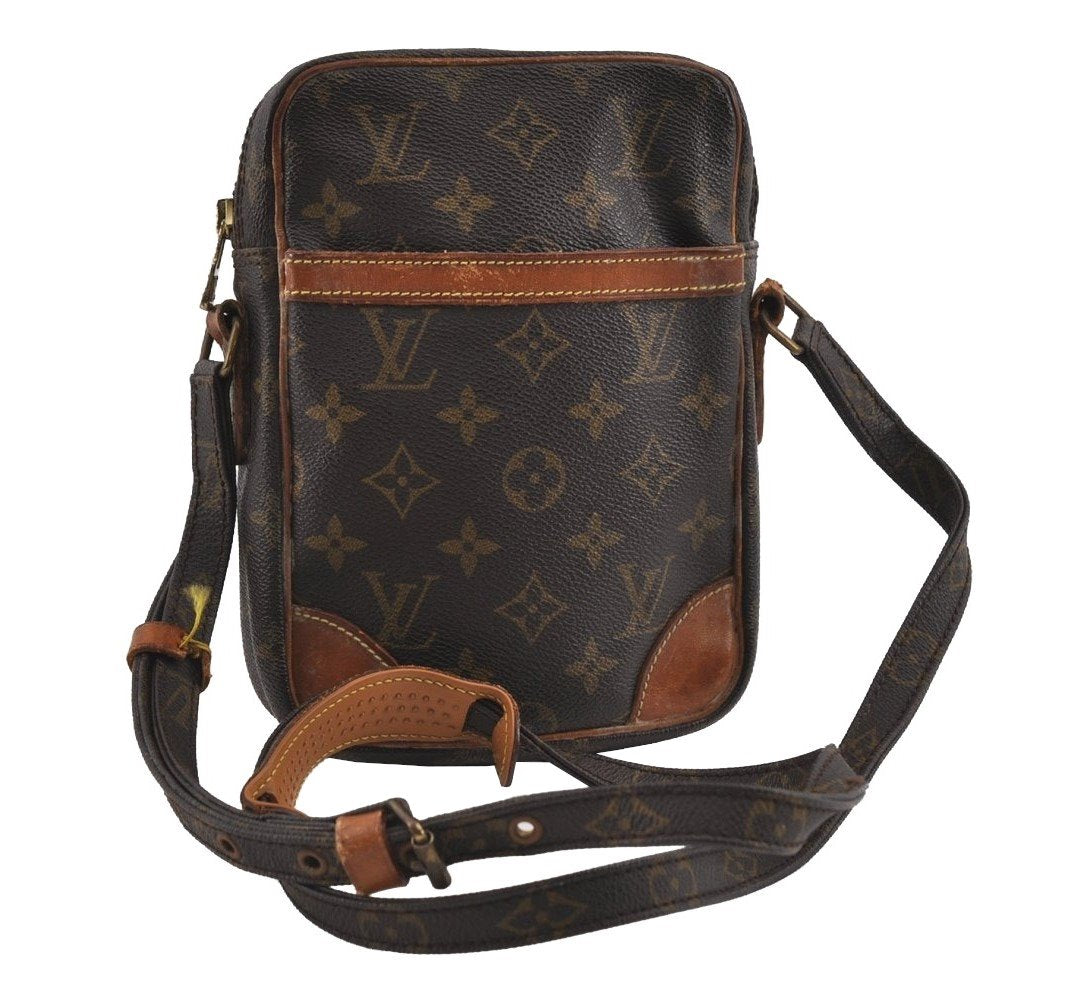 Authentic Louis Vuitton Monogram Danube Shoulder Cross Body Bag M45266 LV 0363I