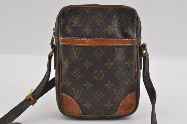 Authentic Louis Vuitton Monogram Danube Shoulder Cross Body Bag M45266 LV 0363I