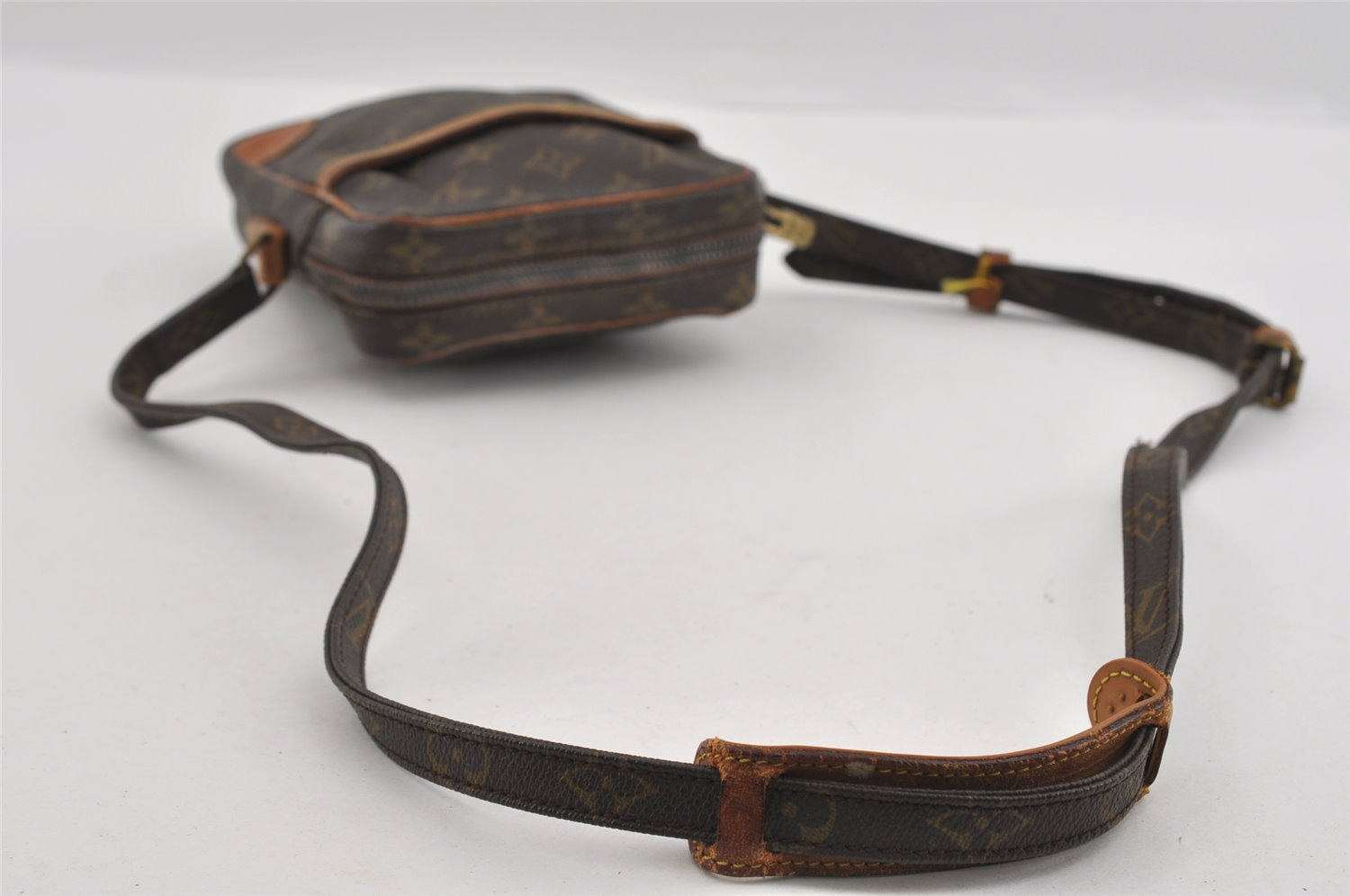 Authentic Louis Vuitton Monogram Danube Shoulder Cross Body Bag M45266 LV 0363I