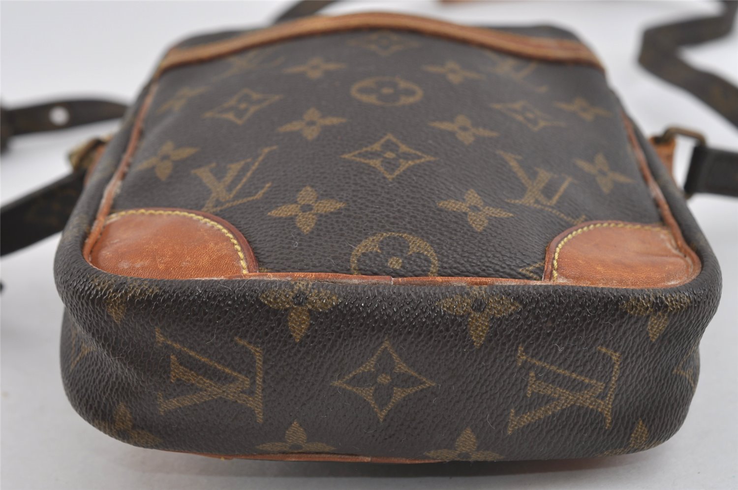 Authentic Louis Vuitton Monogram Danube Shoulder Cross Body Bag M45266 LV 0363I