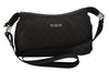 Authentic GUCCI Shoulder Cross Body Bag GG Canvas Leather 0190432 Black 0363K