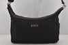 Authentic GUCCI Shoulder Cross Body Bag GG Canvas Leather 0190432 Black 0363K