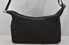 Authentic GUCCI Shoulder Cross Body Bag GG Canvas Leather 0190432 Black 0363K
