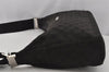 Authentic GUCCI Shoulder Cross Body Bag GG Canvas Leather 0190432 Black 0363K