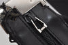 Authentic GUCCI Shoulder Cross Body Bag GG Canvas Leather 0190432 Black 0363K
