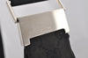Authentic GUCCI Shoulder Cross Body Bag GG Canvas Leather 0190432 Black 0363K