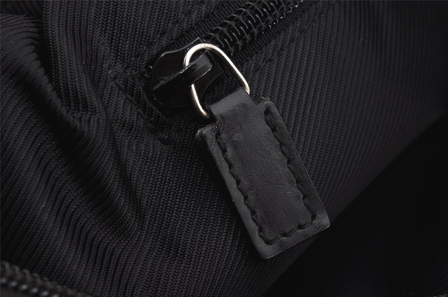 Authentic GUCCI Shoulder Cross Body Bag GG Canvas Leather 0190432 Black 0363K