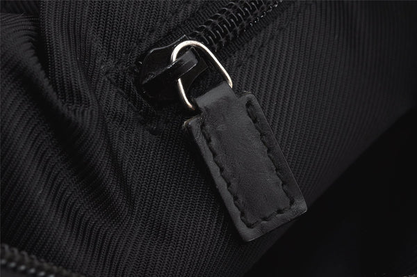 Authentic GUCCI Shoulder Cross Body Bag GG Canvas Leather 0190432 Black 0363K