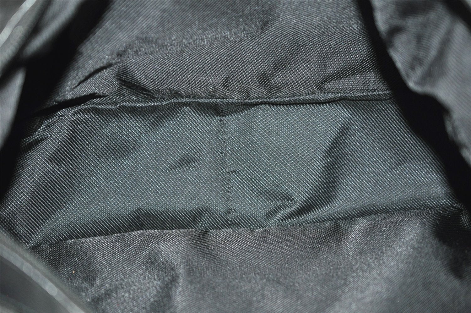 Authentic GUCCI Shoulder Cross Body Bag GG Canvas Leather 0190432 Black 0363K