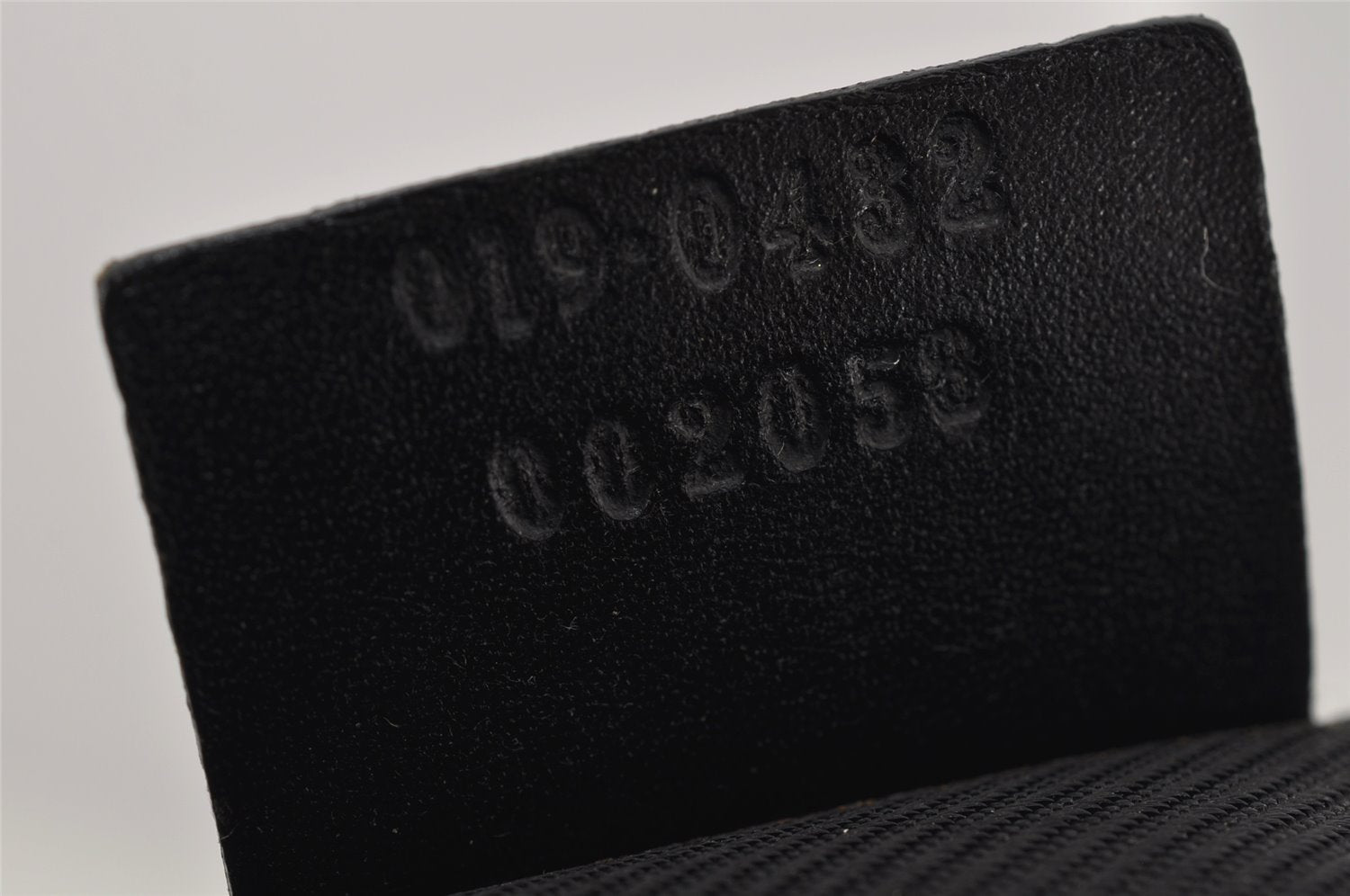 Authentic GUCCI Shoulder Cross Body Bag GG Canvas Leather 0190432 Black 0363K